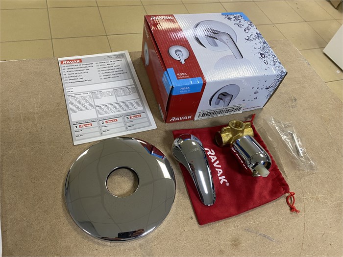 RAVAK Rosa BD RS 062.01 Смеситель скрытого монтажа без переключателя RS 062.01