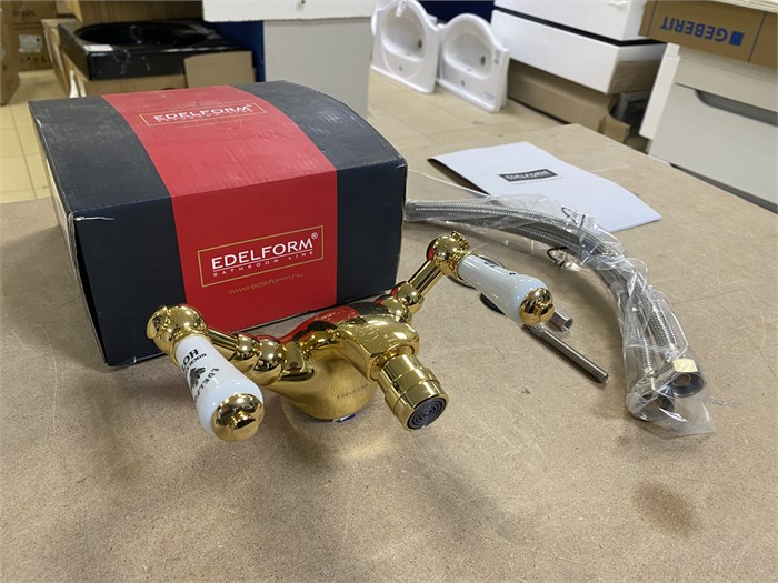 Edelform Lumier BD LM2814G Смеситель для биде, золото глянец LM2814G