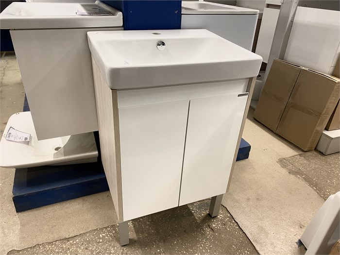 Акватон  Сканди Doors 55  BD 1A278801SD010 Тумба под умывальник, белый матовый 1A278801SD010