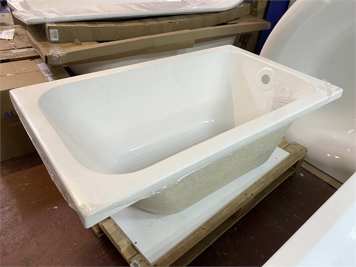 AQUATEK MIY120-0000001 Ванна Мия прямоугольная 120*70 см (только для шпилек и ножек) MIY120-0000001