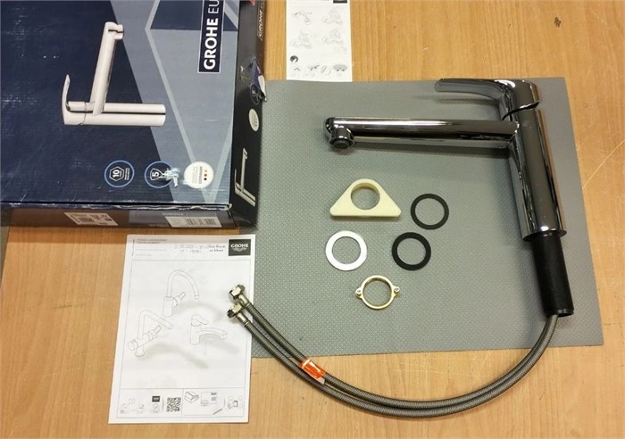 Grohe Eurosmart 30463000 Смеситель для кухонной мойки, средний излив, хром 30463000