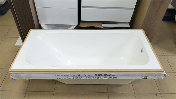 Benneri Гамма GAM-0000001 Ванна акриловая 150*70 см GAM-0000001