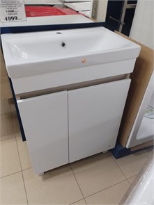 {{photo.Alt || photo.Description || 'Тумба с умывальником IDDIS Zodiac ZOD6ADFi95K, напольная 60 см, с дверцами, белая/под дерево (Cersanit MODUO 60 SLIM S-UM-MOD60SL/1 Раковина керамическая)'}}