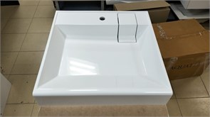 {{photo.Alt || photo.Description || 'Florentina Лагуна 600 Раковина над стиральной машиной, белый, 10.300.00600.001'}}