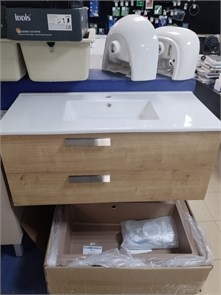 {{photo.Alt || photo.Description || 'JACOB DELAFON RYTHMIK 99,5 BD EB1304-E70 Тумба под раковину (подвесная, дуб арлингтон) плюс JACOB DELAFON OLA BD EXUA112-00 Раковина (накладная, (100*46), белый)'}}