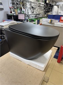 {{photo.Alt || photo.Description || 'AQUATEK AQ1901-MG ЕВРОПА Унитаз подвесной безободковый 525*360*320мм, тонкое сиденье с микролифтом, матовый черный'}}