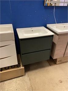 {{photo.Alt || photo.Description || 'Roca Ona 58.5 BD A857613513 Тумба под раковину (подвесная, зеленый матовый) + Roca Victoria 60 32782100Y Умывальник мебельный 60х45 мм'}}