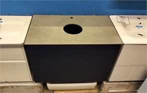 {{photo.Alt || photo.Description || 'Roca Pilar 80 A857669521 Тумба со столешницей под раковину, синяя'}}