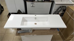 {{photo.Alt || photo.Description || 'Цвет и Стиль Джерси 120 раковина из искусственного камня, белая глянец'}}