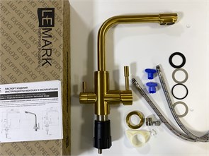 {{photo.Alt || photo.Description || 'LEMARK BD LM5061G  "EXPERT" Смеситель для кухни с подключением к фильтру питьевой воды, золото'}}