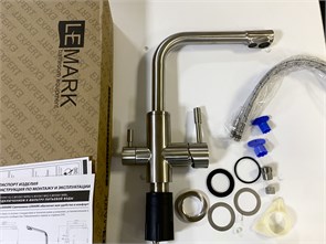 {{photo.Alt || photo.Description || 'LEMARK BD LM5061S "EXPERT" Смеситель для кухни с подключением к фильтру питьевой воды, сталь'}}