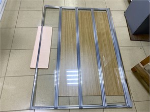 {{photo.Alt || photo.Description || 'Стеклянная шторка для ванны 100 AM.PM Like W80BS-100-140CT поворотно-складная, профиль хром 100х140 см'}}