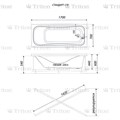 Ванна акриловая 170х70 см TRITON Стандарт Стандарт 170 - фото 12075 Ванна акриловая 170х70 см TRITON Стандарт Стандарт 170 - фото 12075
