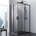 Am.Pm W93G-404-120280-BT Gem S Twin Slide Душевое ограждение 120x80, черный W93G-404-120280-BT