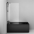 Am.Pm W90BS-080-140BT Gem шторка на борт ванны 80х140, фиксированная, черный W90BS-080-140BT - фото 12818