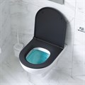 Am.Pm C901700SCmb Gem подвесной унитаз FlashClean с черным матовым сиденьем C901700SCmb