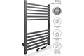 Полотенцесушитель Attic (electro), LСLATCE80-50MGRt,  80/50 (Magnetic Grey) INDIGO 423987839