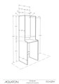 Шкаф AQUATON Лондри 1A260503LH010 навесной 1A260503LH010