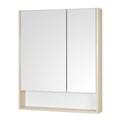 Зеркальный шкаф AQUATON Сканди 70 1A252202SDB20 Белый/Дуб Верона - фото 16592