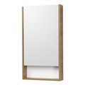 Зеркальный шкаф AQUATON Сканди 45 1A252002SDZ90 Белый/Дуб Рустикальный - фото 16598