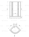 Душевой уголок TRITON Стандарт 90х90 А ДО Стандарт 90х90 А