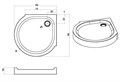 Поддон для душевое ограждения 95x95 Am.Pm W83T-333-095W Like Round 95 белый W83T-333-095W - фото 17611