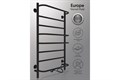 Полотенцесушитель Europe (electro), LEE80-50BRR, 80/50 (скр.монтаж, Черный) INDIGO 423987766