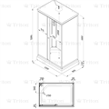 Душевая кабина TRITON Квадро 120х80 с низким поддоном лев/прав ДК Квадро 120х80 - фото 20347 Душевая кабина TRITON Квадро 120х80 с низким поддоном лев/прав ДК Квадро 120х80 - фото 20347
