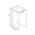 Душевая перегородка IDDIS Slide SLI8WS1i23 белая, 110x195 мм SLI8WS1i23 - фото 22633 Душевая перегородка IDDIS Slide SLI8WS1i23 белая, 110x195 мм SLI8WS1i23 - фото 22633