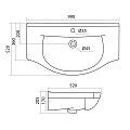 Раковина Santek Эльбрус 100 1WH110255 подвесная/мебельная, 520х990х205 мм. 1WH110255 - фото 23625 Раковина Santek Эльбрус 100 1WH110255 подвесная/мебельная, 520х990х205 мм. 1WH110255 - фото 23625