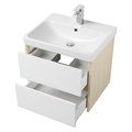 Тумба с умывальником AQUATON Сканди 70 1A2518K0SDB20 Белый/Дуб Верона 428262503