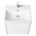 Тумба с умывальником AQUATON Сканди 55 1A2517K0SDB20 Белый/Дуб Верона 1A2517K0SDB20