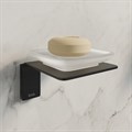 Мыльница IDDIS Slide SLIBSG0i42, матовое стекло, черный SLIBSG0i42