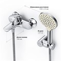 Am.Pm F8015000 Like Смеситель для ванны и душа с душевым набором, хром F8015000 - фото 27744
