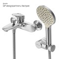 Am.Pm F8015000 Like Смеситель для ванны и душа с душевым набором, хром F8015000 - фото 27745