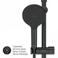 Am.Pm F0780722 Like Душевая система со смесителем для ванны и душа, черный F0780722