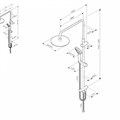 Am.Pm F0790000 Gem Душевая система с верхним и ручным душем, хром. F0790000 - фото 28032