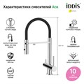 Смеситель для кухни Iddis Ace ACESBFFi05 с каналом для фильтрованной воды, хром ACESBFFi05 - фото 29337