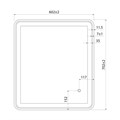 Зеркало IDDIS Cloud CLO6000i98 с подсветкой и обогревом, 60 см CLO6000i98
