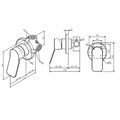 Am.Pm F85A65000 X-Joy Смеситель для душа, монтируемый в стену, хром F85A65000 - фото 29995 Am.Pm F85A65000 X-Joy Смеситель для душа, монтируемый в стену, хром F85A65000 - фото 29995