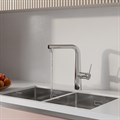 Смеситель для кухни Iddis Pure PURSBPFi05 с каналом для фильтрованной воды и вытяжным изливом, хром PURSBPFi05