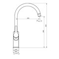 Damixa 310721400  Eclipce смеситель для кухни С фильтрацией C - излив, никель 310721400 - фото 31690 Damixa 310721400  Eclipce смеситель для кухни С фильтрацией C - излив, никель 310721400 - фото 31690