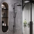 Damixa 936000300 Scandinavian Pure душ.система: верхн. душ 220 мм, ручн душ 1 ф-ция,.штанга 1030-146,черный 936000300 - фото 31922