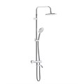 Damixa 977810000 Jupiter Душевая система со смесителем для ванны и душа, с термостатом, хром 977810000
