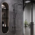 Damixa 936800300 Scandinavian Pure Душевая система со смесителем для душа, с термостатом,  черный 936800300