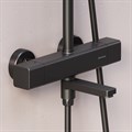 Damixa 953810300 Gala Душевая система со смесителем для ванны и душа, с термостатом, черный 953810300