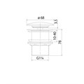 Донный клапан IDDIS Optima Home OPHWM00i88, белый матовый, без перелива OPHWM00i88 - фото 32235 Донный клапан IDDIS Optima Home OPHWM00i88, белый матовый, без перелива OPHWM00i88 - фото 32235