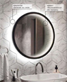 Зеркало для ванной комнаты 600 мм Continent INFINITY LED - фото 32459