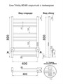 Полотенцесушитель Line Trinity (electro) 80/40 (Белый матовый) INDIGO, LСLTE80-40WMRt 423987776 - фото 36373
