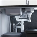 Сифон для двойной мойки с выпуском 3 1/2 IDDIS Kitchen Line S21UPS0i84 с переливом и отводом S21UPS0i84 - фото 36614